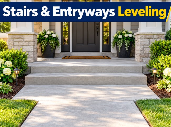 Stairs & Entryways Leveling